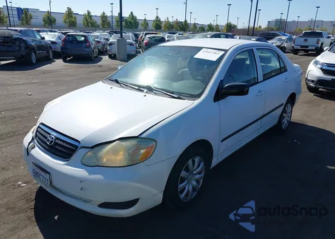 2005 Toyota Corolla Ce из США, поврежденный, VIN 1NXBR32E45Z470830